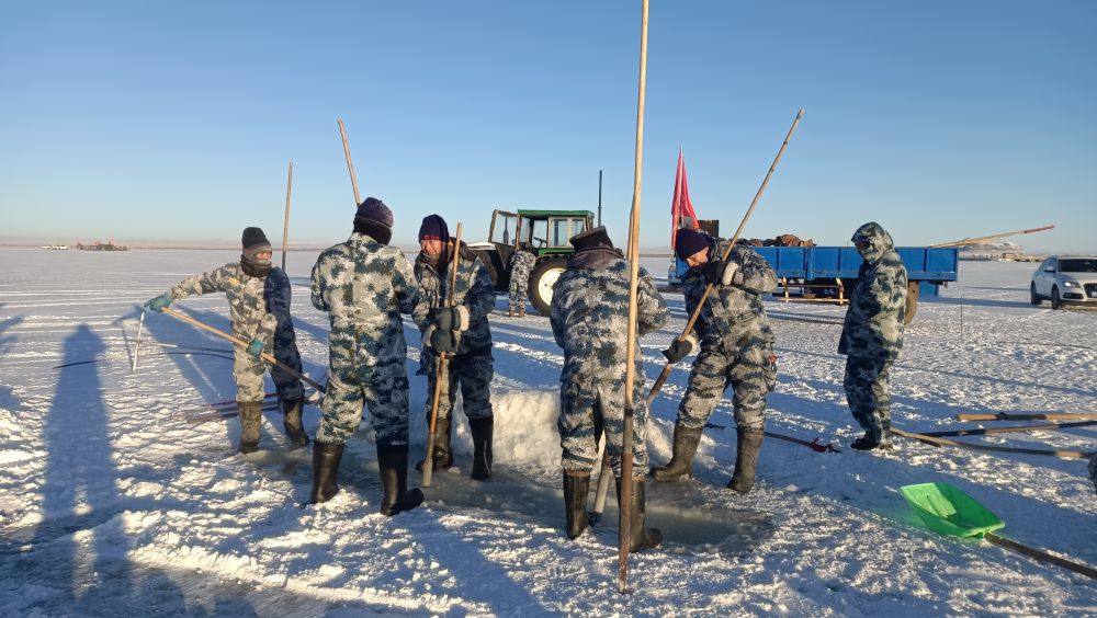 内蒙古达里湖：冰天雪地间感受百年冬捕魅力(图2)